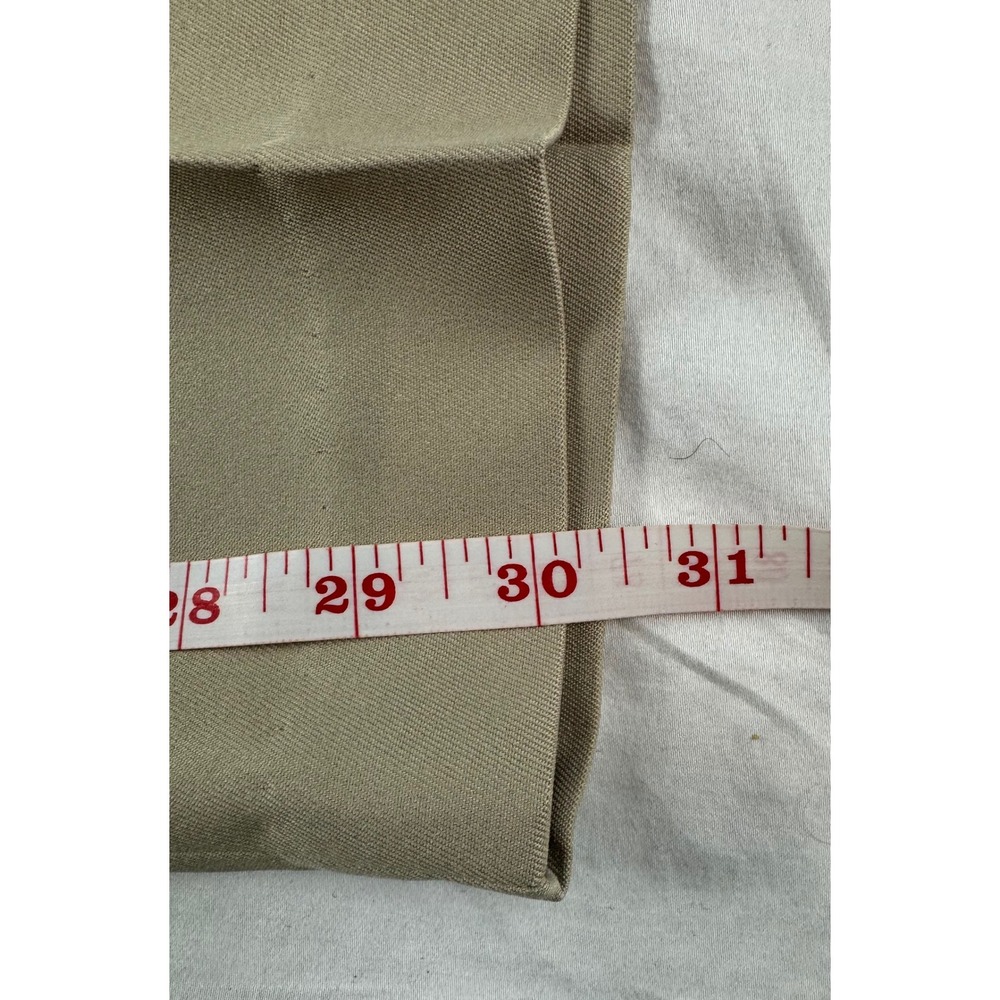 Saddlebred Mens Comfort Waist Straight Fit Dress Pants Parchment Beige 34x30 NEW - Picture 14 of 16